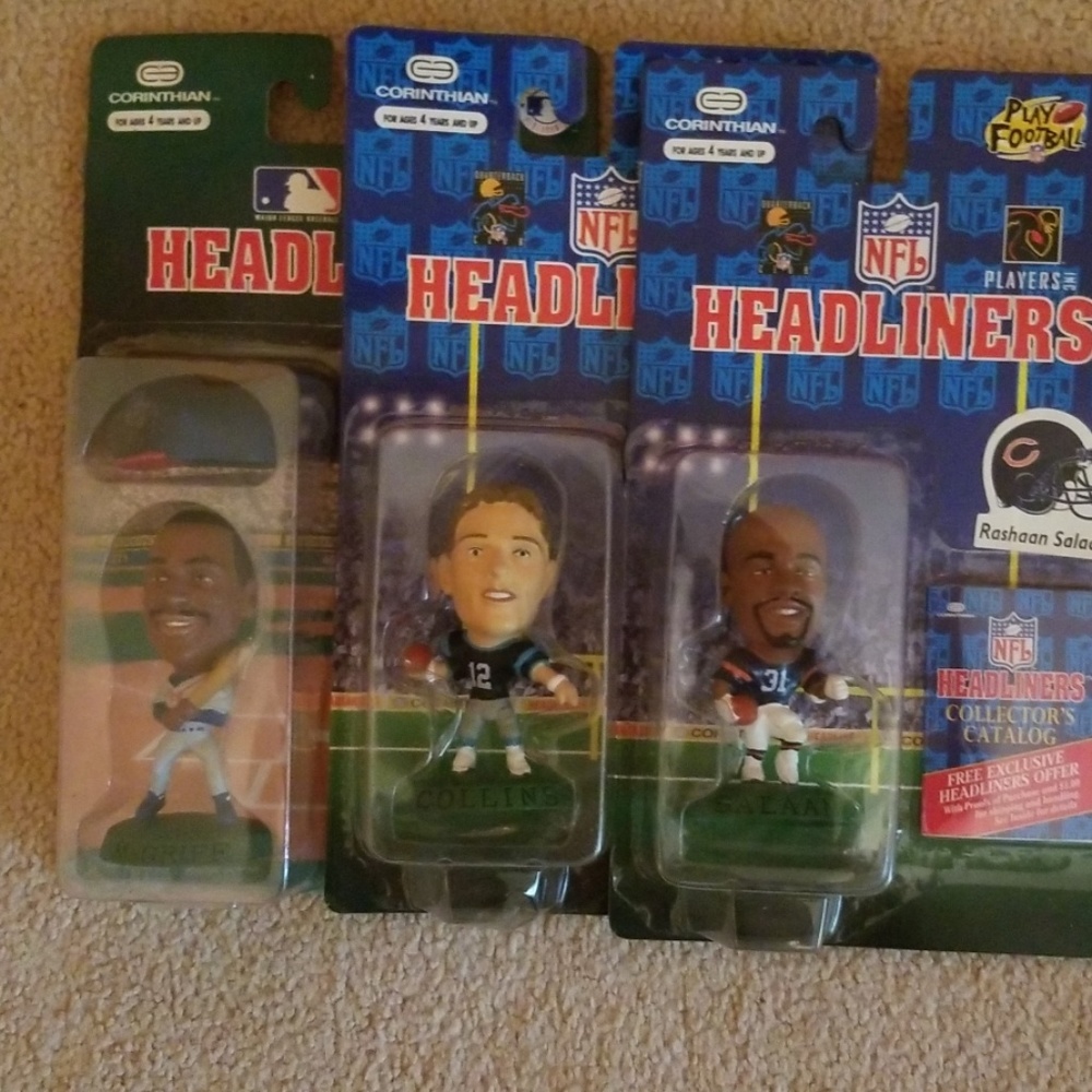 Collection of baseball and football players